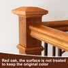 Sasylvia 2 Pcs 3 x 3 Inch Red Oak Newel