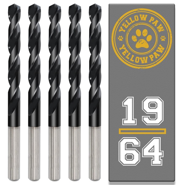 19/64 Inch Drill Bit (5 Pack) Industrial Grade M35 Cobalt