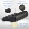 Core Products AB Contour Cervical Support Pillow, Vinyl - Black
