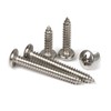 Drenky 100pcs M4 Stainless Steel Self Tapping Screws Phillips Pan