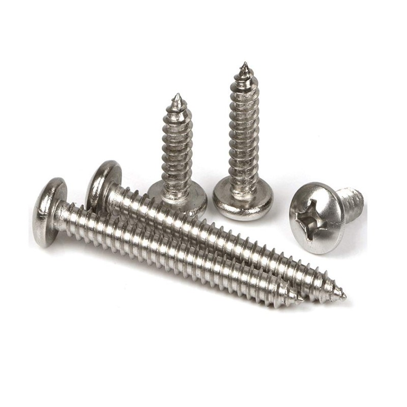 Drenky 100pcs M4 Stainless Steel Self Tapping Screws Phillips Pan