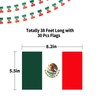 Mexico Flags Mexican Small String Mini Flag Pennant Banner Decorations