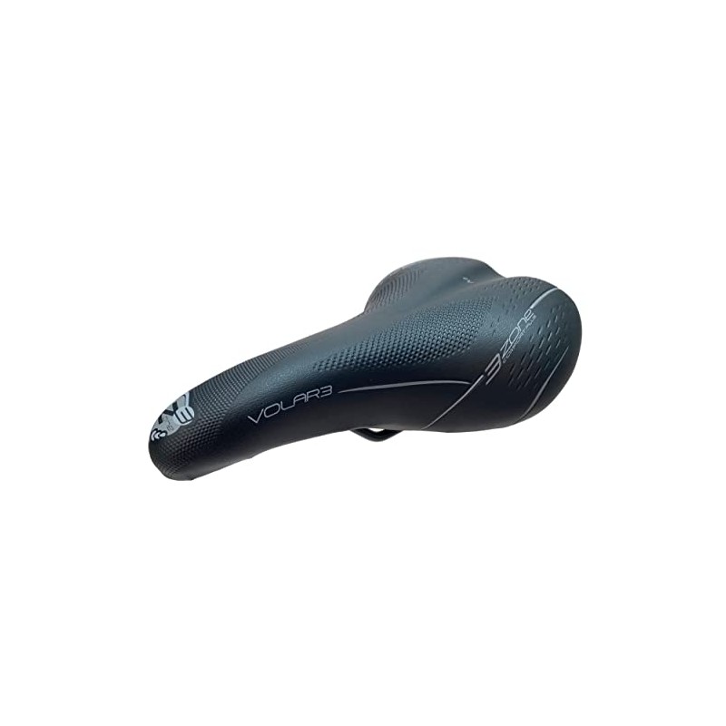 Selle Bassano Unisex Adult Comfort Saddle, Black, M