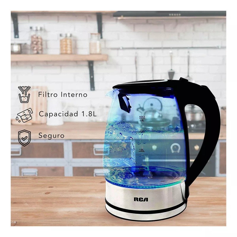 RCA Jarra eléctrica RCA RC-328 transparente 1.8L