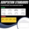 MordenApe Sunshade Sidewall with Mesh Window for 10x10 Pop Up