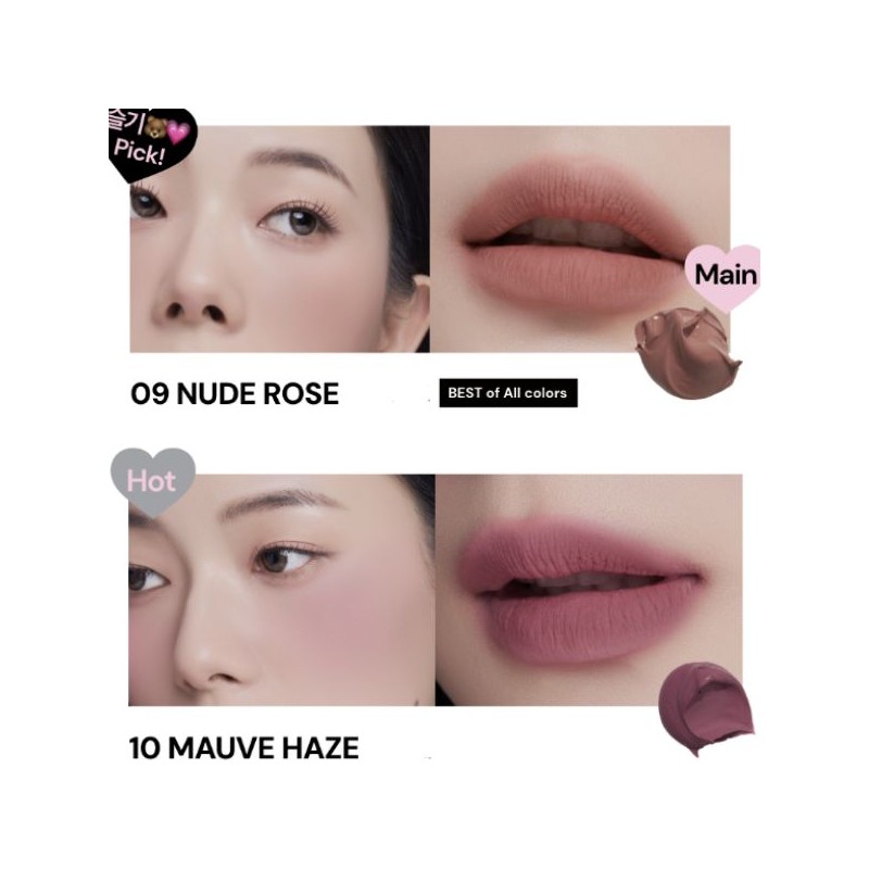 OIAD Silver Pulse Moussecream Lip&cheek 7.5g, Color:NUDE ROSE