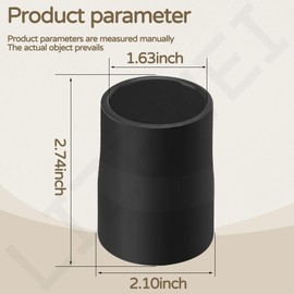 Miter Saw Vacuum Adapter (Fits 1-7/8”Vacuum Hose) / Dust Collection Chop Saw Construction Shop Vac Attachment for DeWalt DWS713 DW715 DWS715 DWS716 DWS779 DWS780 DHS790 Miter Saw Vacuum