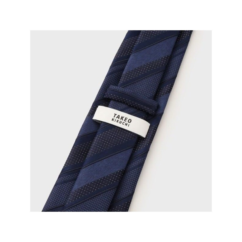 TAKEO KIKUCHI Necktie Made in Japan Shadow Stripe Silk Tie
