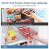 iSPECLE Freezer Organizer Bins - 4 Pack Upright Freezer Baskets
