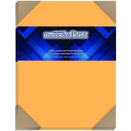 50 Gold 65lb Cover|Card Paper - 9 X 12 Inches Frame, Sketch Pad and Drawing Size - 65 lb/pound Light Weight Cardstock - Quality Printable Smooth Surface for Bright Colorful Results