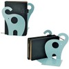 Binnan 1 Pair Cartoon Elephant Bookends, Cute Decorative Bookends for