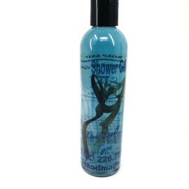 Handmade shower gel blue Love Spell type fragrance 8 oz container
