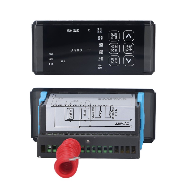 Cold Storage Temperature Controller Digital Thermostat Cooling Defrost Temperature Controller