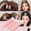 4Pcs Pink Portable Hair Volume Clip, Hair Rollers with Clip,