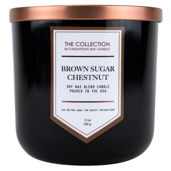 Chesapeake Bay Candle The Collection Two-Wick Scented Candle, Brown Sugar Chestnut