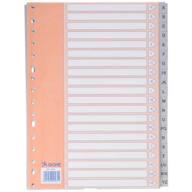 Dohe Basic A4 Index, A-Z, 20 Positions, Grey