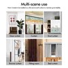 YLNANMI No Drill Self Adhesive Curtain Track Ceiling or Wall