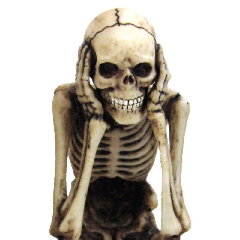 Skeleton Edge Stool Set of 3 Fantasy Decoration