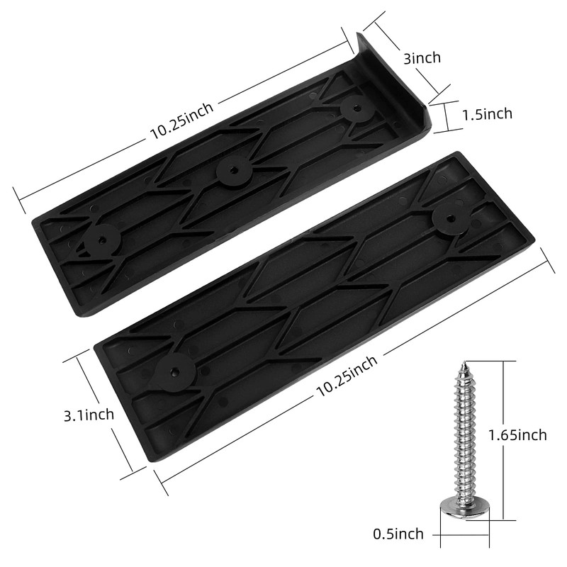 NOVINO 16PCS Boat Trailer Bunk Slides Pads and 4PCS Boat