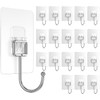 18 Pack Large Adhesive Wall Hooks for Hanging Heavy Duty