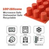 TOPYS 15 Cavities Cylindrical Fondant Silicone Mold DIY Cylinder Pastry