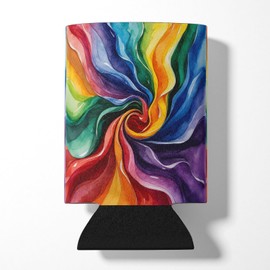 Caroline's Treasures Gay Pride Can or Bottle Hugger Cooler Washable Drink Sleeve Collapsible Beverage Insulated Holder, Can Hugger, Multicolor