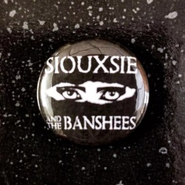 🦇 Siouxsie and the Banshees - 1" Pinback Button Badge [Goth Bauhaus Bjork Punk] - (1x) Steel-Backed Pin 1"