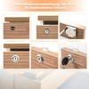 Cabinet Lock with Key, Pack of 6 Security Cabinet Lock,