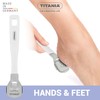 TITANIA Callus slicer with a replacement blade, callus remover with