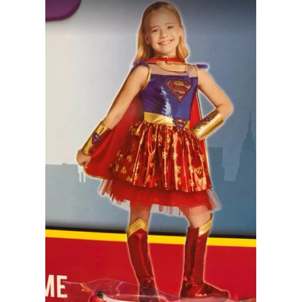 DC SUPERGIRL CHILD COSTUME SMALL 4/6 *NEW