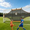 Sensch Soccer Goal Target Net, 16x6ft - Turn Training into