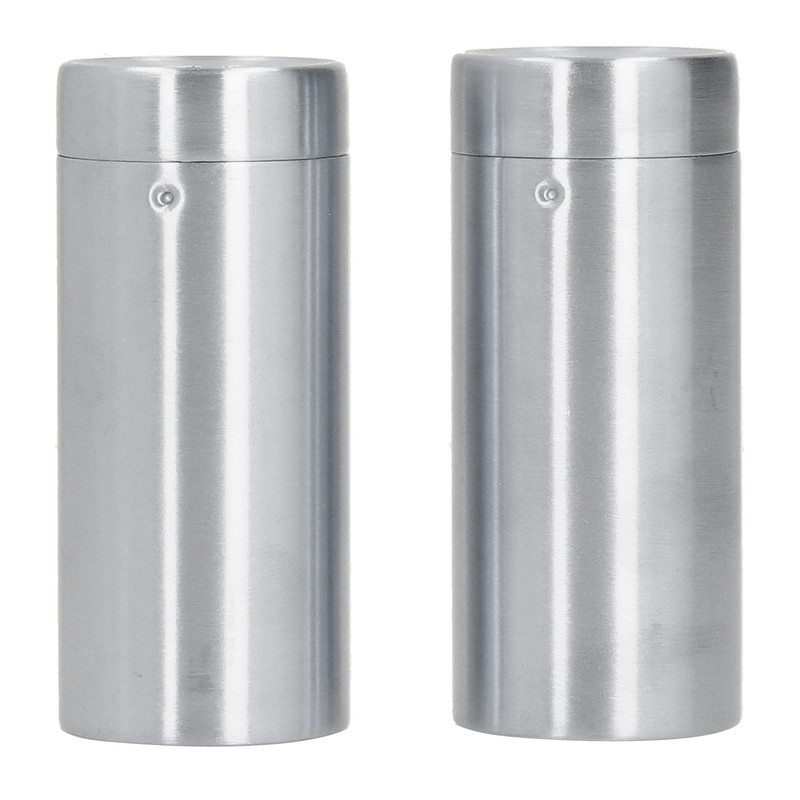 2pcs Spice Jar Stainless Steel Seasoning Bottle Salt and Pepper