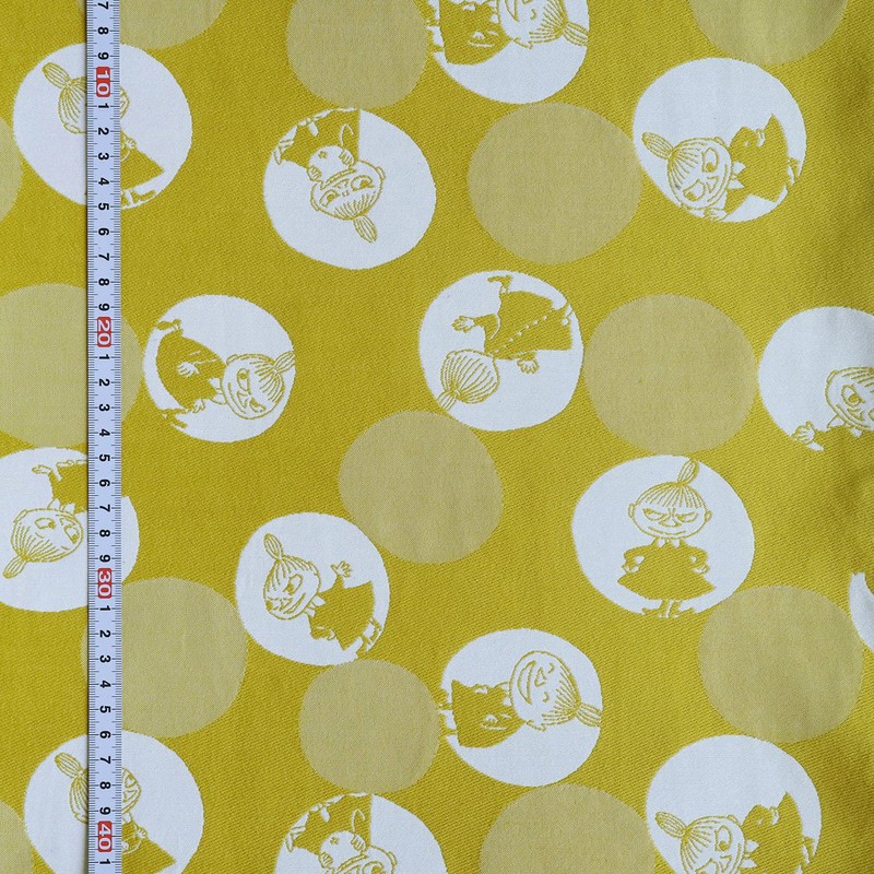 Quarter Report (MOOMIN) Moomin Cushion Cover Bubble Dot My Mustard