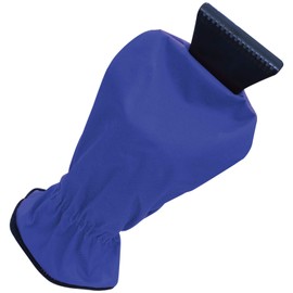 PETEX Ice Scraper 4528 with Glove, Length Approx. 33 cm, Blue