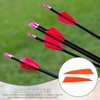 YELARXI Arrow Vanes Turkey Archery Arrows Feathers Fletching, 3 Inch