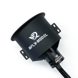 XFLY-MODEL 80mm 12-Blade EDF Ducted Fan with 6S Brushless Inrunner 3665-KV2300 Motor PRO Model Jet Aircraft