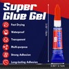 12 x 3g Super Glue Gel, Fast Strong Adhesive, Strong