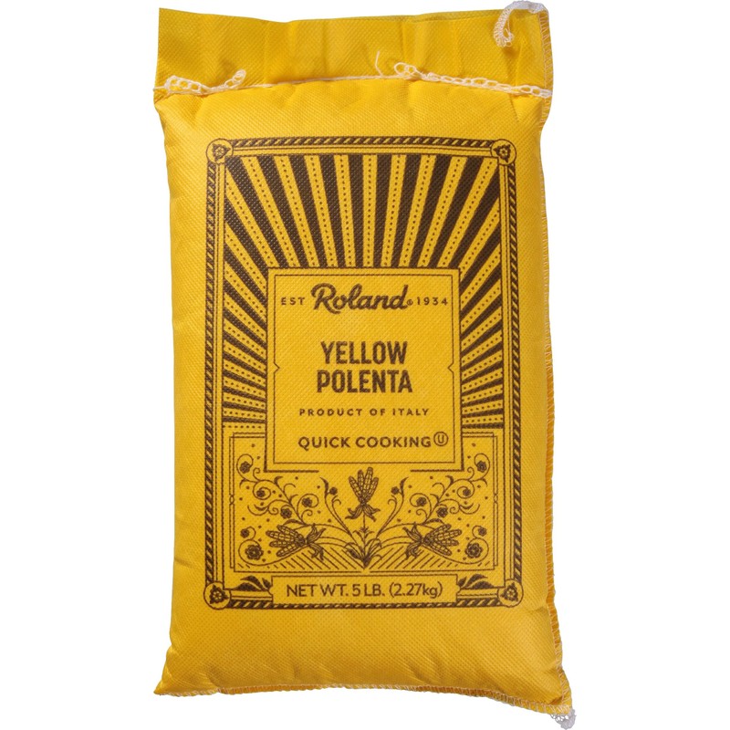 Roland Foods Medium Grain Yellow Polenta from Italy, 5 Lb