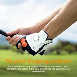 Grip Training Golf Glove - Golf Training Aid Grip Corrector | Non-Slip Golf Glove Swing Training Correct Aid, Grip Trainer Attachment for Golf Lovers