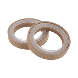 RATCHROLL 2 Set Universal Speaker Spacer Ring Tweeter Speaker Spacer Adapter Waterproof for 3.5" with Acrylic Washers Brown Wood