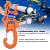 Keenso Scuba Diving Double Hose Holder with Clip Double BCD