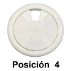 Tapon Pasacables Blanco Guía Pasa Cable Para Escritorio 2 Pz