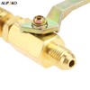 Air Conditioner Ball Valve 1/4" SAE Adapter, Straight Shut-Off Valve