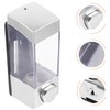 KONTONTY Bathroom Soap Dispenser Wall-Mounted Ml Hanging Soap Dispenser Easy