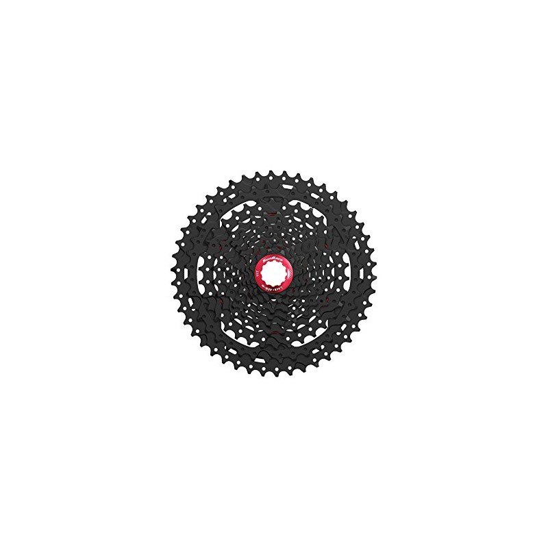SunRace Unisex Adult CSMX3 1142T 10 Speed Cassette - Black,