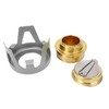 Mini Alcohol Stove Brass Aluminum Alloy Safe Windproof Portable Widely
