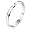 MILACOLATO 925 Sterling Silver Ring for Women Men High Polished
