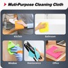 FIXSMITH Microfiber Cleaning Cloth, 100 Pack Shop Towels, Micro Fiber