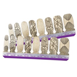 Color Street 'Golden Gala' (FDG517) - Nail Polish Strips A Night To Remember 2023