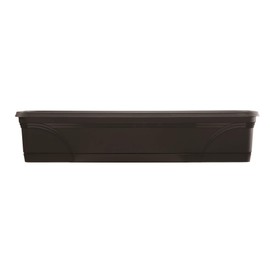 Southern Patio 36" Medallion Window Box, Black